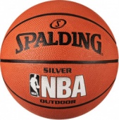 Мяч баскетбольный "SPALDING NBA Silver Series Outdoor" 3