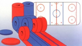 Хоккейная разметка (виниловая лента) 